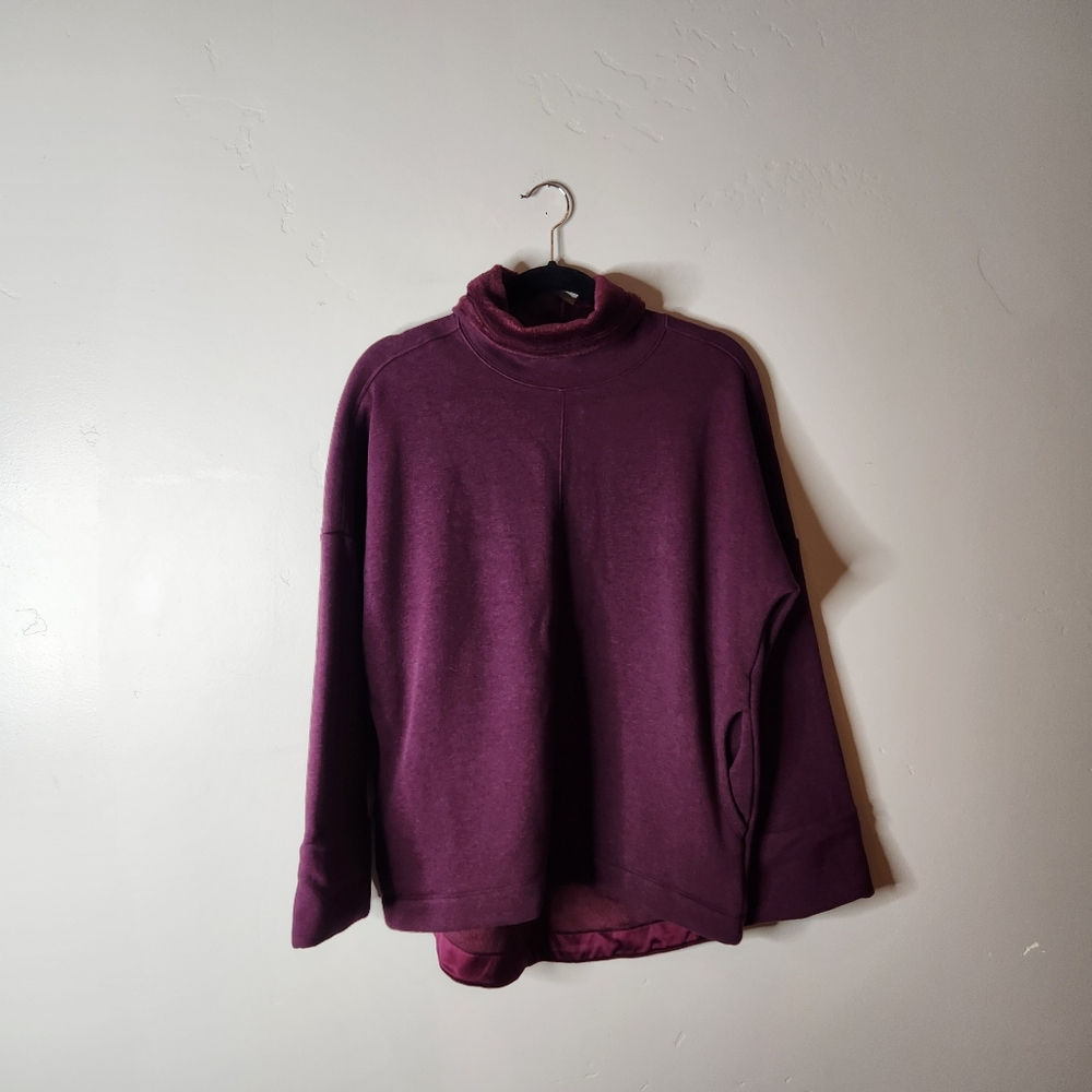 Athleta Cozy Karma Funnel Neck Sweatshirt Size XS - Picture 3 of 7